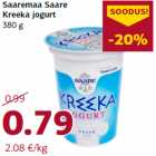 Allahindlus - Saaremaa Saare
Kreeka jogurt
380 g