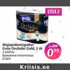 Allahindlus - Majapidamaspaber Grite Orchidei Gold, 2 tk