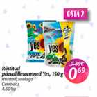 Allahindlus - Röstitud päevalilleseemned Yes, 150 g