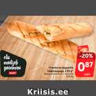 Allahindlus - Prantsuse baguette
küüslauguga, 230 g*