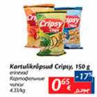 Allahindlus - Kartulikrõpsud Cripsy, 150 g