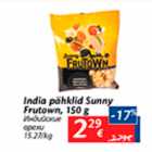 Allahindlus - India pähklid Sunny Frutown, 150 g