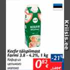 Allahindlus - Keefir täispiimast farmi 3,8 - 4,2%, 1 kg