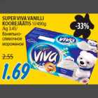 SUPER VIVA VANILLI KOOREJÄÄTIS 1l/490g