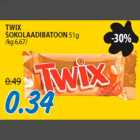 TWIX ŠOKOLAADIBATOON 51g