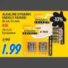 ALKALINE DYNAMIC ENERGY PATAREI R6 AA, R3 AAA 8tk