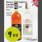 Allahindlus - Rumm Old Captain Caribbean, 37,5%, 700ml