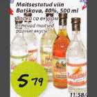 Allahindlus - Maitsestatud viin Balškova, 40%, 500ml