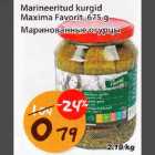 Allahindlus - Marineeritud kurgid Maxima Favorit, 675g