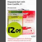 Allahindlus - Hispaania kpn-vein Gran Castillo, 3l