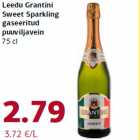 Allahindlus - Leedu Grantini
Sweet Sparkling
gaseeritud
puuviljavein
75 cl