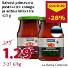 Allahindlus - Salvest primavera
pastakaste kanaga
ja adžika lihakaste
420 g