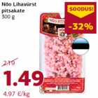 Allahindlus - Nõo Lihavürst
pitsakate
300 g