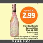 Allahindlus - Puuviljavahuvein Cosmopolitan Diva, 6%, 0,75 l