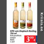 Allahindlus - KPN vein Maybach Riesling, 750 ml