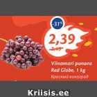 Allahindlus - Viinamari punane Red Globe, 1 kg