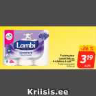 Allahindlus - Tualettpaber
Lambi Deluxe,
4-kihiline, 6 rulli***