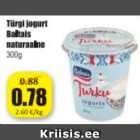 Allahindlus - Türgi jogurt Baltais naturaalne 300 g