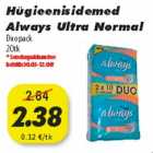 Allahindlus - Hügieenisidemed Alwaysidemed Alwaus Ultra normal Duo pack 20tk