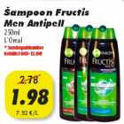 Allahindlus - Šampoon Fructis Men Antipell 250ml L"Oreal