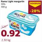 Allahindlus - Rama Light margariin
39%
400 g