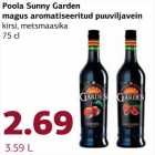 Allahindlus - Poola Sunny Garden
magus aromatiseeritud puuviljavein