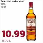 Allahindlus - Scottish Leader viski
40%
70 cl