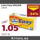 Allahindlus - Lotus Easy lehträtik