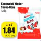 Kompvekid Kinder Shoko-Bons 125 g