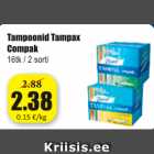 Tampoonid Tampax Compak