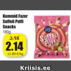 Kommid Fazer Suffeli Puffi Snacks 180 g