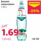 Allahindlus - Borjomi
mineraalvesi
1,25 L