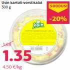 Allahindlus - Usin kartuli-vorstisalat
300 g