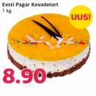 Allahindlus - Eesti Pagar Kevadetort
1 kg