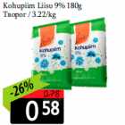 Kohupiim Liisu 9% 180g