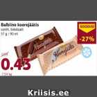 Balbiino koorejäätis
vanilli, šokolaadi
57 g / 90 ml