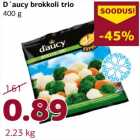 D´aucy brokkoli trio