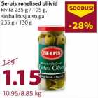 Serpis rohelised oliivid