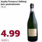 Itaalia Prosecco Vallotaj
kuiv poolvahuvein
75 cl