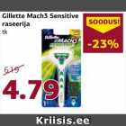 Allahindlus - Gillette Mach3 Sensitive
raseerija
tk