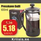 Allahindlus - Presskann Gulfi 600 ml