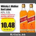 Allahindlus - Whisky J.Walker red Label