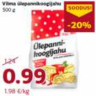 Allahindlus - Vilma ülepannikoogijahu
500 g