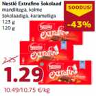 Allahindlus - Nestlé Extrafi no šokolaad