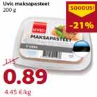 Allahindlus - Uvic maksapasteet
200 g