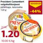 Allahindlus - President Camembert
valgehallitusjuust