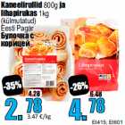 Kaneelirullid 800 g ja lihapirukas 1 kg 