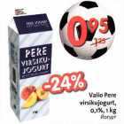 Allahindlus - Valio Pere virsikujogurt, 0,1%, 1 kg