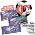 Milka - šokolaad, 100 g .tervete pähklitega  .Нарру Cows .valge .Alpine Milk