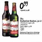 Allahindlus - Õlu Budweiser Budvar, 50 cl .Premium Lager,5%
.Premium Dark Lager,4,7%